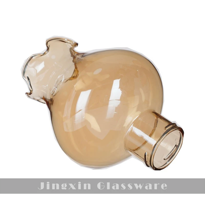 Flower Bud Shaped Amber Glass Shade best
