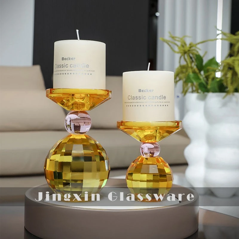 Glass Ball Tealight Holder