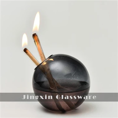 Glass Globe Olje stearinlys Lampe