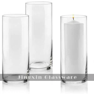 Høy kvalitet Super Clear Glass Cylinder Blomstervase