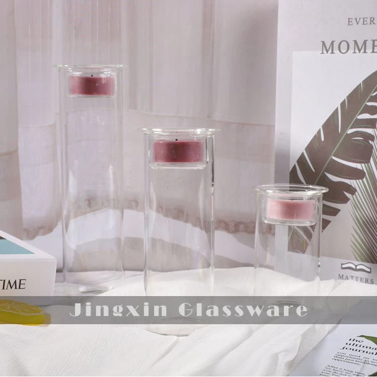 Glass boble telysholdere